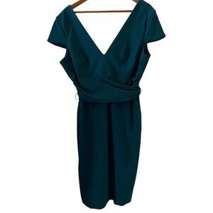 Dress The Population Dana Dress In Pine Size XXL